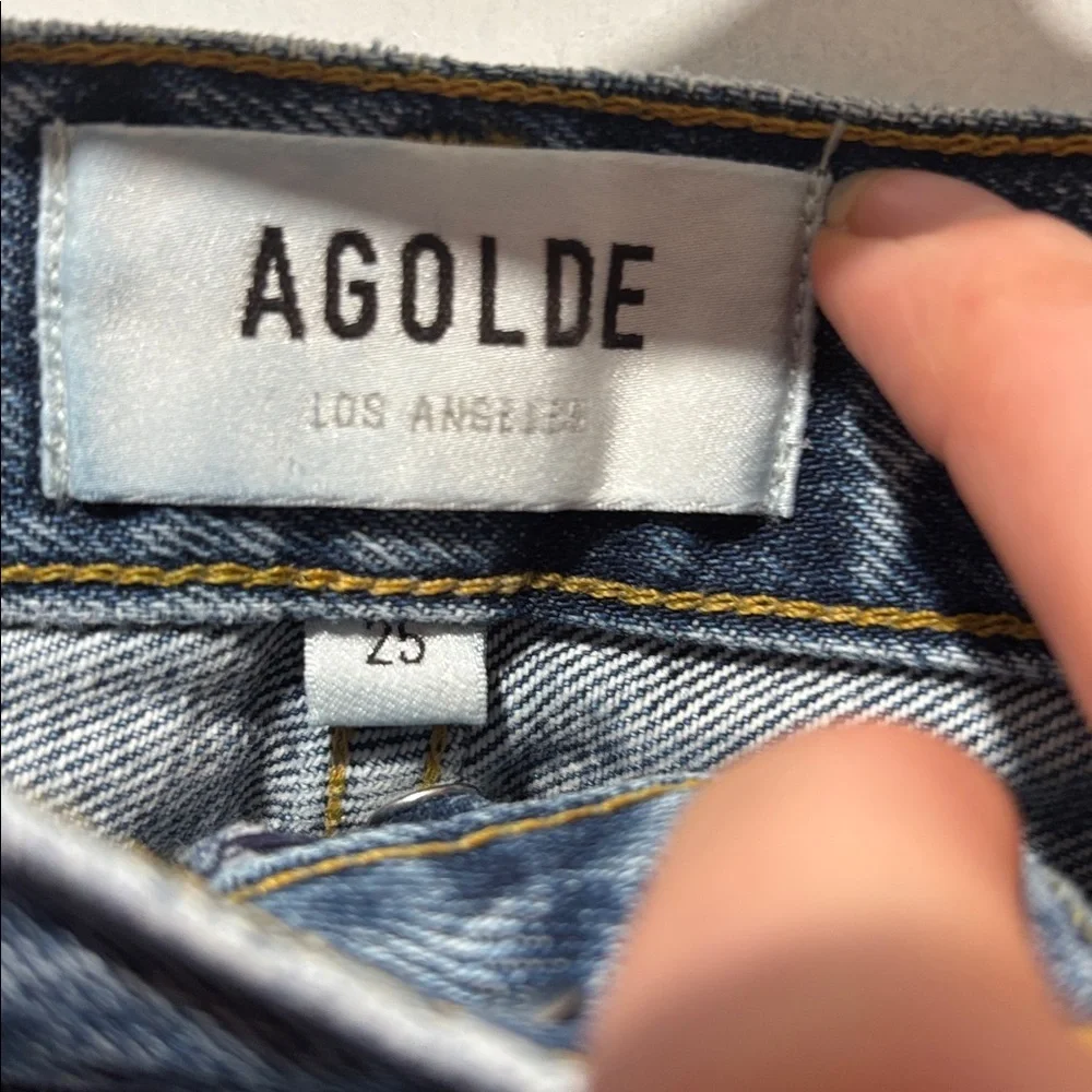 AGOLDE Dee denim shorts